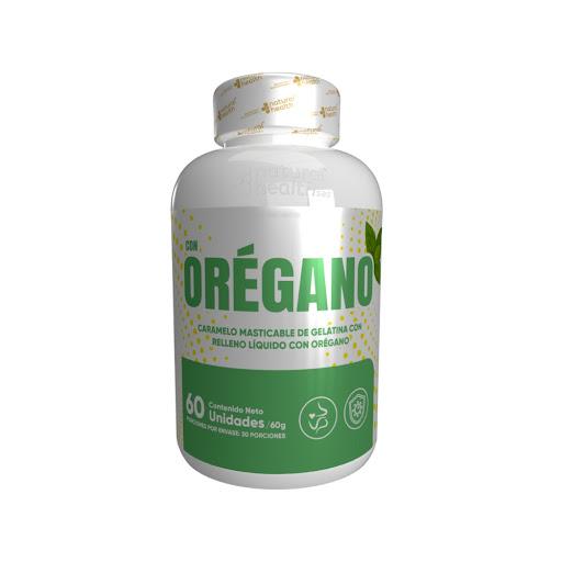 Orégano Softgel – Salud Respiratoria y Defensas NATURAL HEALTH CARAMELO x 1 Suplemento en cápsulas blandas que apoya la salud respiratoria, contribuye al fortalecimiento del sistema inmune y favorece el bienestar general. Ideal para complementar tu rutina de cuidado diario.