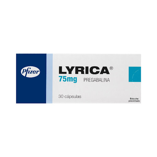Lyrica Pregabalina 75 mg Pfizer Caja x 30 Cápsulas