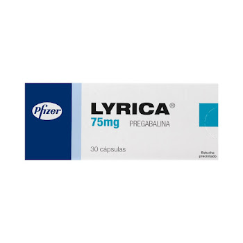 Lyrica Pregabalina 75 mg Pfizer Caja x 30 Cápsulas  
