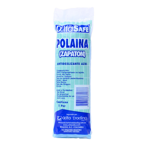 Polaina Zapatón Alfa Trading Azul x 1 und