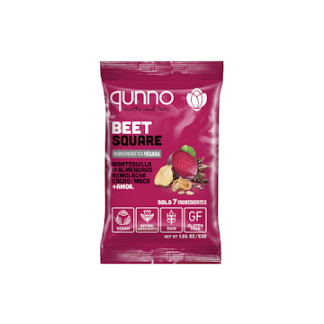 Barra Energética Vegana Qunno Beet Square x 53 gr  