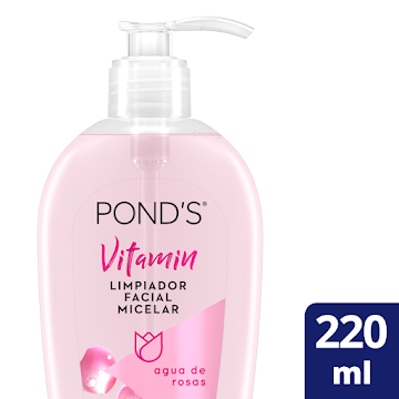 Limpiador Facial Ponds Agua De Rosas x 220 ml  