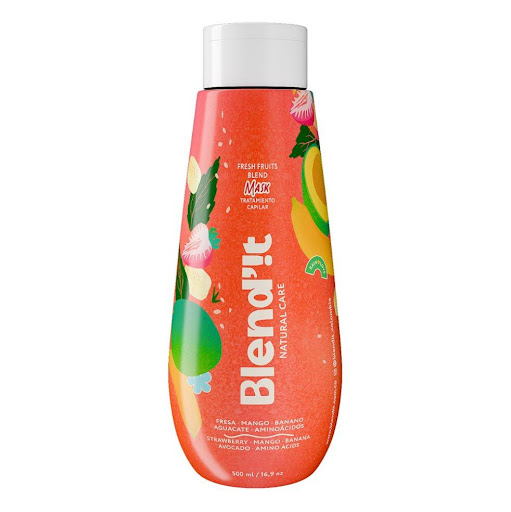Tratamiento Restaurador capilar Blend´it Niños , Fresh Fruits Blend, Todo tipo de Cabello x500ml  Blend´it Natural Care Envase x x500ml Fresh Fruits Blend Mask, una fórmula nutritiva con aguacate, fresa, mango, banano y aminoácidos.


Contenido Neto:&nbsp;500Ml

Mascarilla capilar hidratante sin químicos agresivos formulada con aguaca