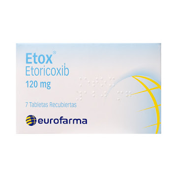 Etox Etoricoxib 120 mg Eurofarma Caja x 7 Tabletas  