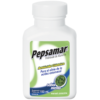 Pepsamar Hidróxido de Aluminio Eurofarma Menta Frasco x 150 ml  