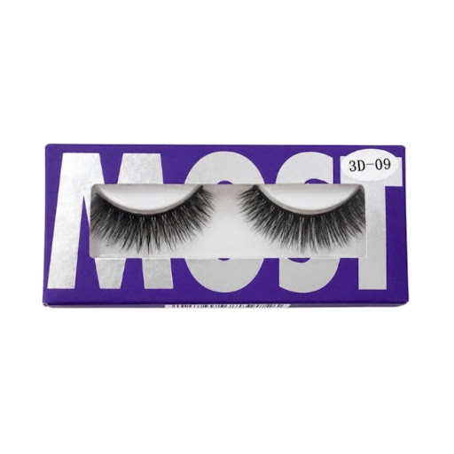 Pestañas Postiza Most Beauty Clasicas En Tira Referencia 3D-09 Caja x 1 und