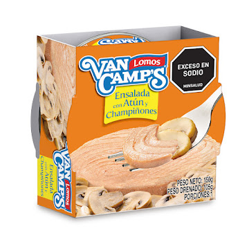 Atún Van Camps Con Champiñones Lata x 105 gr  