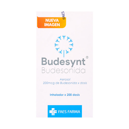 Budesynt Budesonida 200 mcg Inhalador x 200 dosis