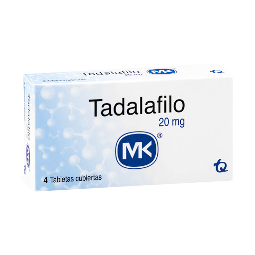 Tadalafilo MK 20 mg x 4 Tabletas