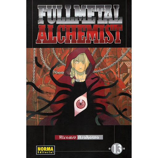 Fullmetal Alchemist No. 13 Editorial Norma Libro x 1.0 FULLMETAL ALCHEMIST 13  Autores:Hiromu Arakawa  Colecciones:CÓMIC MANGA  Editoriales:NORMA Editorial  Series:FULLMETAL ALCHEMIST  ISBN 9788498474220 Fecha de venta 30/5/2008 Formato Tapa blanda con so