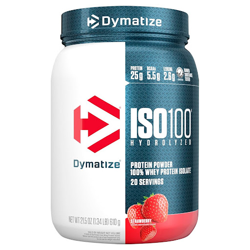 Protein Isolate Dymatize Suplecol Sabor Fresa Tarro X 610 Gr