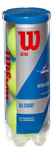 Pelotas De Tenis Wilson Ultra All Court 3p Wilson Tarro x 3 MODELO: ULTRA&nbsp;ALL&nbsp;COURT&nbsp;ĦDescubre la Pelota Oficial de la USPTA!Mejora tu juego con la Pelota de Tenis Wilson Ultra All Court 3P, diseñada para ofrecer un rendimiento excepcional en tod
