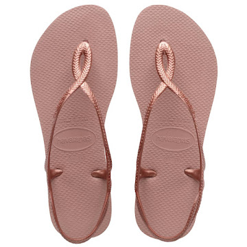 Sandalias Havaianas Luna   Rosa T35-36 x 1 par 