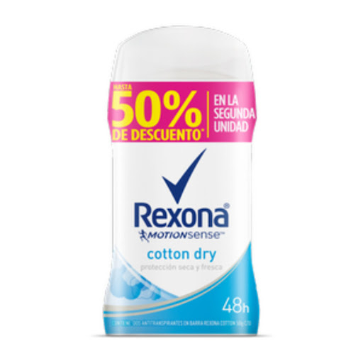 Desodorante Mujer Rexona Larga Duración Cotton Pack x 2 und