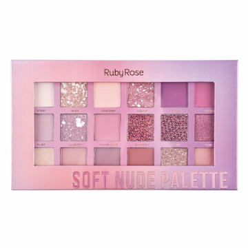 Paleta Sombras Ruby Rose Feels Soft Nude x 15.3 gr  