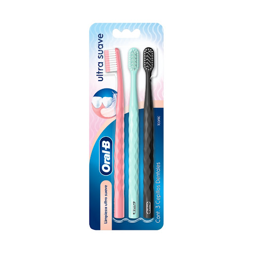 Cepillo Dental Oralb Iconic Extra Suave Blíster x 3 und