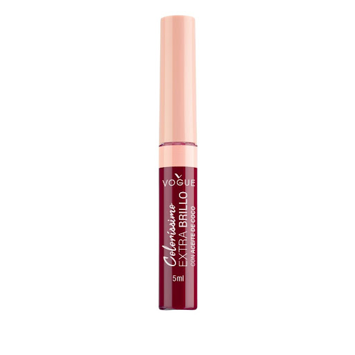 Labial Vogue Líquido   Colorissimo Extra Brillo Sangria x 5 ml