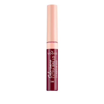 Labial Vogue Líquido   Colorissimo Extra Brillo Sangria x 5 ml  