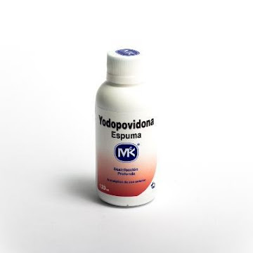 Yodopovidona Mk Espuma Antiséptica Frasco x 120 ml  