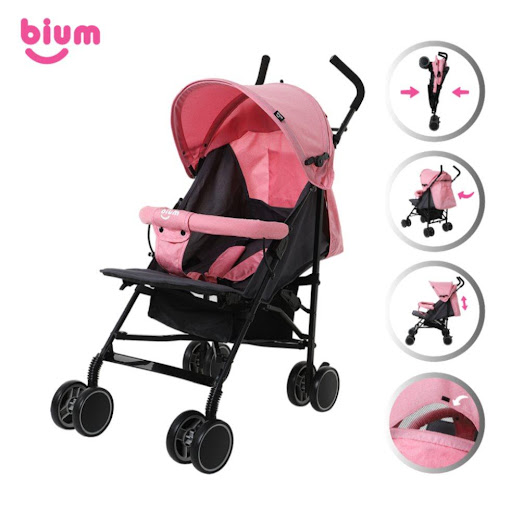 Coche Para Bebe 4 Ruedas Dobles Rosado Bium Jolly Pink Bium Unidad x 1 El coche Jolly de Bium es un coche moderno y espacioso, la combinación perfecta entre diseño, flexibilidad y comodidad. Este práctico coche paseador está diseñado para facilitar el transporte del bebé