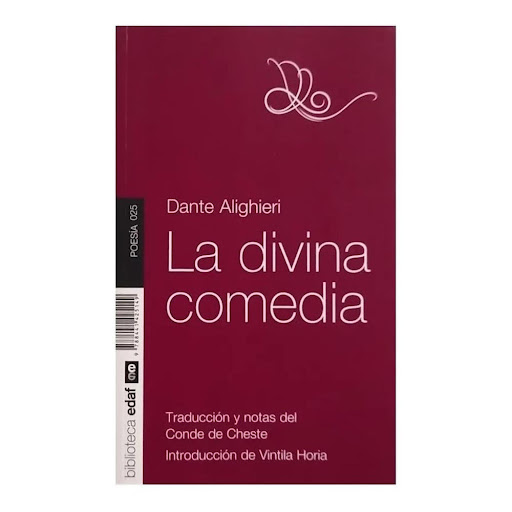La Divina Comedia. Dante Alighieri Edaf Libro x 1.0 LA DIVINA COMEDIA   La Divina Comedia es una de las obras señeras de la humanidad. Nadie hasta hoy ha logrado alcanzar las cumbres de la inspiración y la fantasía arrebatadora de que hace gala el geni