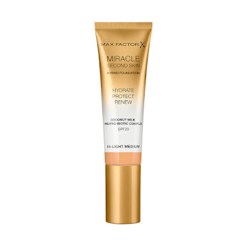 Base Max Factor Miracle Second Skin Mf Light-Med #4 x 30 ml  