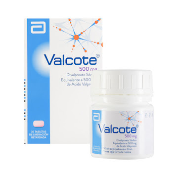Valcote Divalproato Sódico 500 mg Abbott Caja x 30 Tabletas  