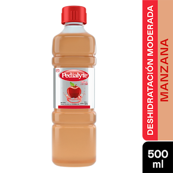 Pedialyte Zinc Suero Oral Tratamiento Deshidratación 45 Manzana x 500 ml  