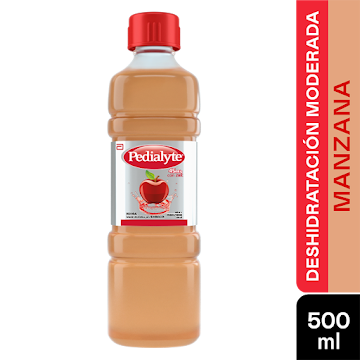Pedialyte Zinc Suero Oral Tratamiento Deshidratación 45 Manzana x 500 ml  