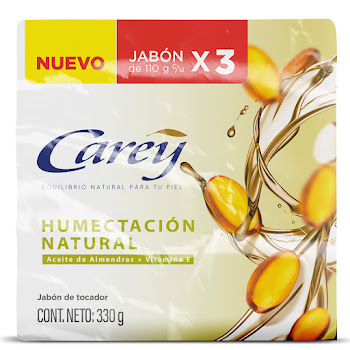 Jabón Carey Humectación Natural x 3 und  
