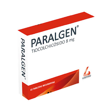 Paralgen Tiocolchicósido 8 mg Legrand Caja x 10 Tabletas  