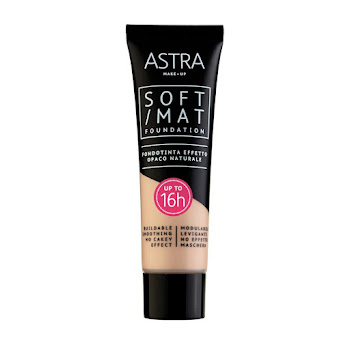 Base liquida Astra Soft   Mat Foundatión Sand  x und  