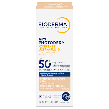 Protector Solar Bioderma Xdefense Ultra Fluido Spf50 Tono Claro x 40 ml  