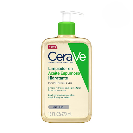 Limpiador Cerave En Aceite Espumoso Hidratante Frasco x 473 ml