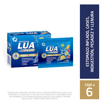 Sal De Frutas Lua Plus Caja x 6 Sobres  