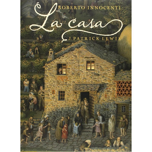 La Casa. Roberto Innocenti (t.d) Kalandraka Libro x 1.0 J. Patrick Lewis (texto) Roberto Innocenti (ilustración) Silvia Pérez Tato (traducción)  68 Pág. 23 x 32 cm. ISBN: 978-84-92608-23-2 Idiomas disponibles: Español  PREMIOS Y OTRAS MENCIONES  LOS + 2010