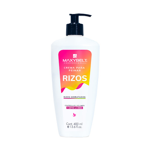Crema Para Peinar Maxybelt Rizos Botella x 400 ml