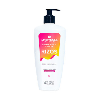 Crema Para Peinar Maxybelt Rizos Botella x 400 ml  