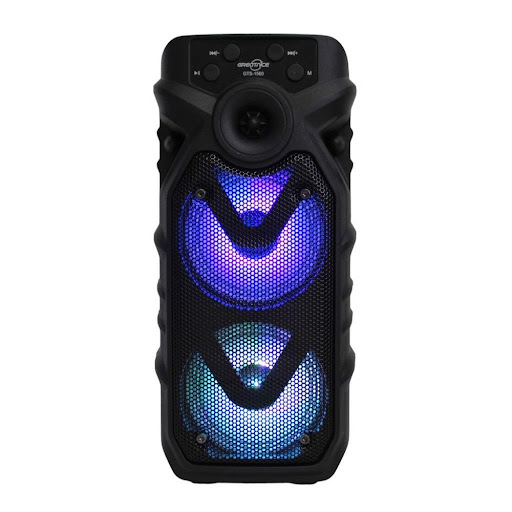 Parlante Bluetooth con Luces LED Fiesta Donde Quieras UNIMARC Unidad x 1 Lleva tu experiencia musical al siguiente nivel con este parlante Bluetooth de alta calidad. Equipado con funcionalidades avanzadas como radio FM y soporte para micro SD, este altavoz garantiza no sol