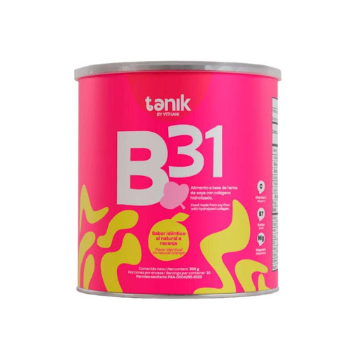 Colageno Hidrolizado + Biotina B31 Tanik X 300 Gr	 TANIK POLVO x 1 Alimento en polvo con proteína de soya + colágeno hidrolizado + vitaminas esenciales
Descubre la perfecta combinación de nutrición y bienestar en cada porción. Nuestra fórmula avanzada está diseñada p