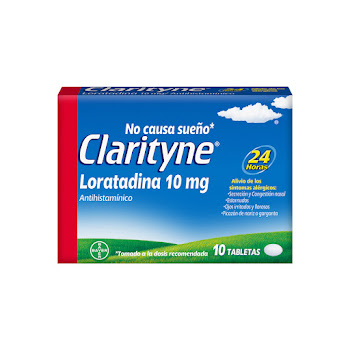 Clarityne Loratadina10mg Bayer Caja x 10tabletas  