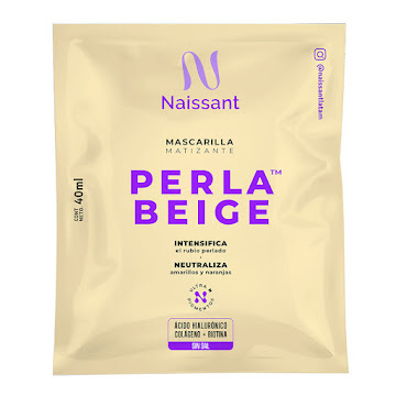 Mascarilla Para El Cabello Naissant Perla Beige 1 Sachet'S x 40 ml  