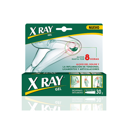 X-Ray Gel Diclofenaco 1% Genomma Tubo x 30 gr