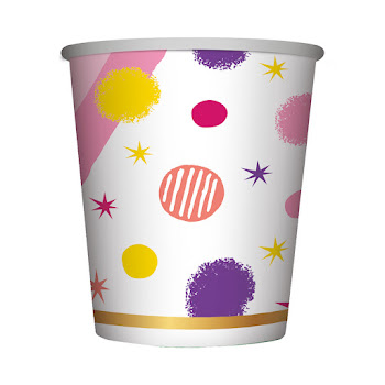 Vasos Sempertex Feliz Cumpleaños Fiesta Destellos x 8 und  