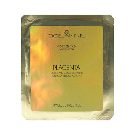 Mascarilla Facial Velo Oceanne Hidrogel Placenta Vegetal x 1 und