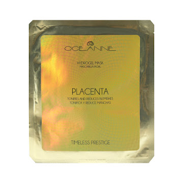 Mascarilla Facial Velo Oceanne Hidrogel Placenta Vegetal x 1 und  