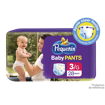 Pañales Pequeñín Baby Pants Etapa 3 Talla G x 28 und  