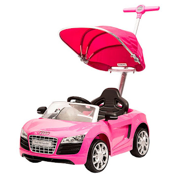 Solo Online Montable Infantil   Prinsel Push Car Audi Pink  X 1 Unidad 