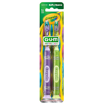 Cepillo Dental Crayola Gum Marker x 2 und  