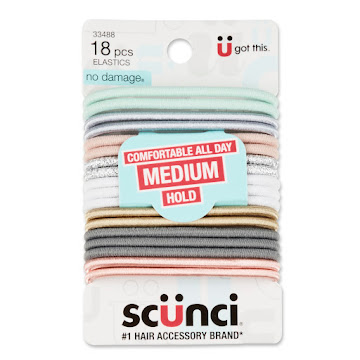 Bandas Elásticas   Scunci Colores Surtidos x18und 